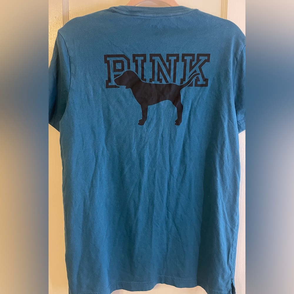 VS PINK Campus Everyday Pocket tee Crewneck short sleeve Logo Oversized womens